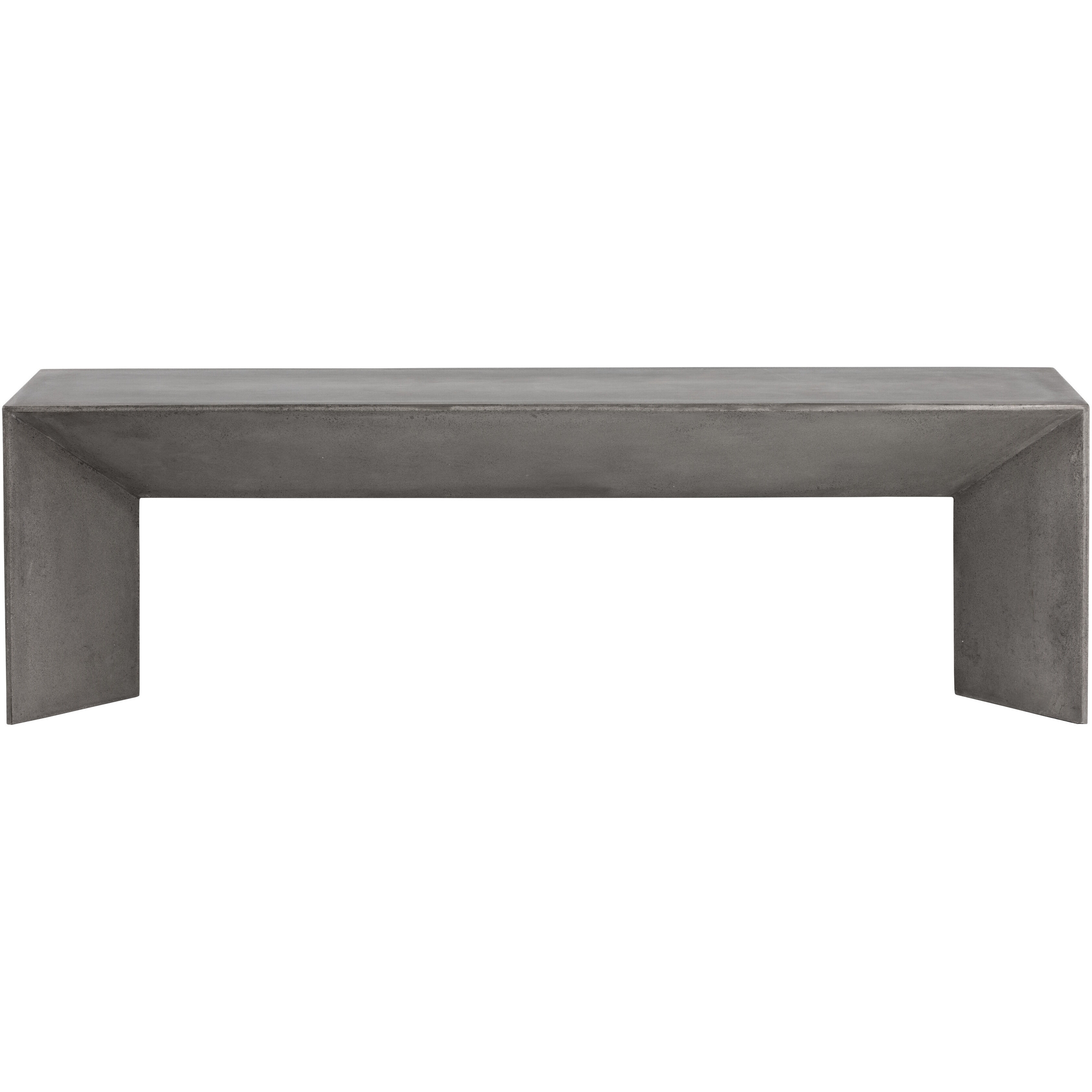 Nomad Grey Outdoor Bench